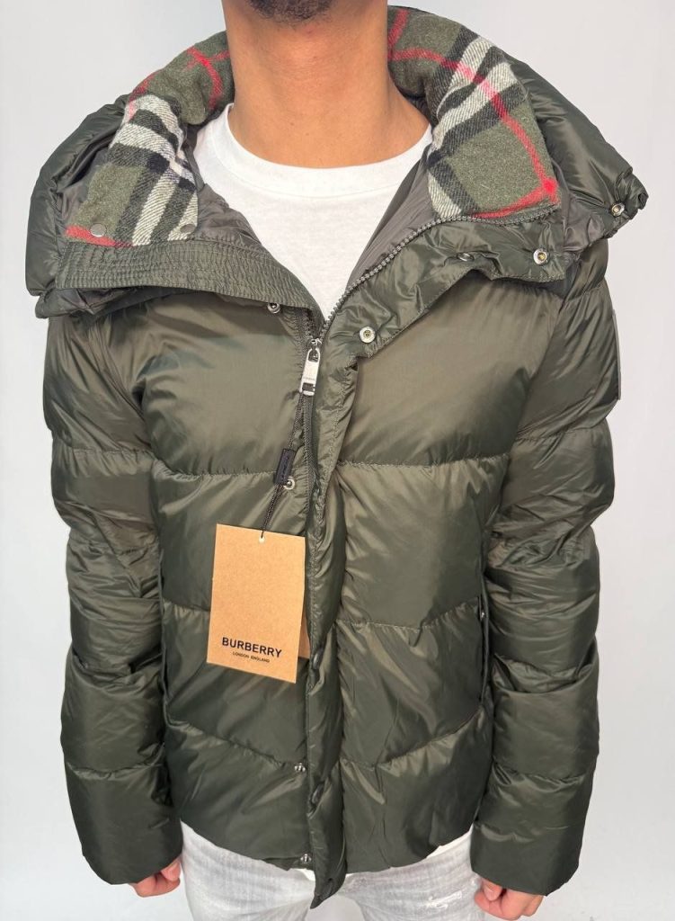 Burberry winterjas groen