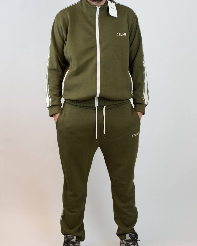 Céline traingspak groen