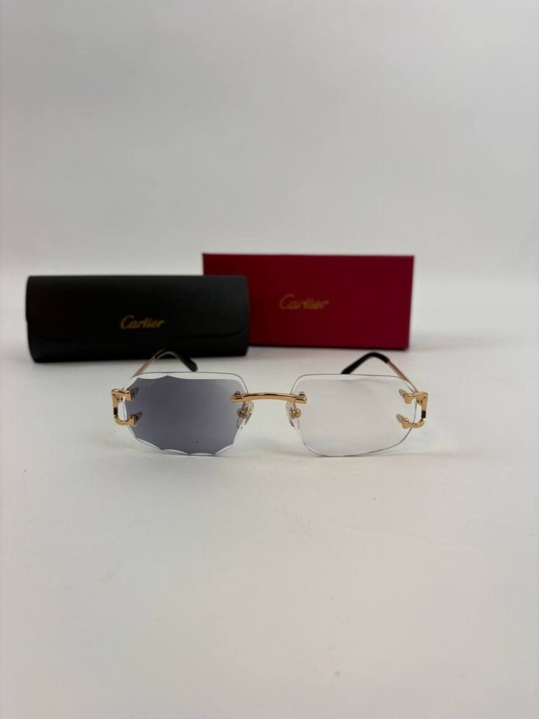 cartier bril meekleurende glazen