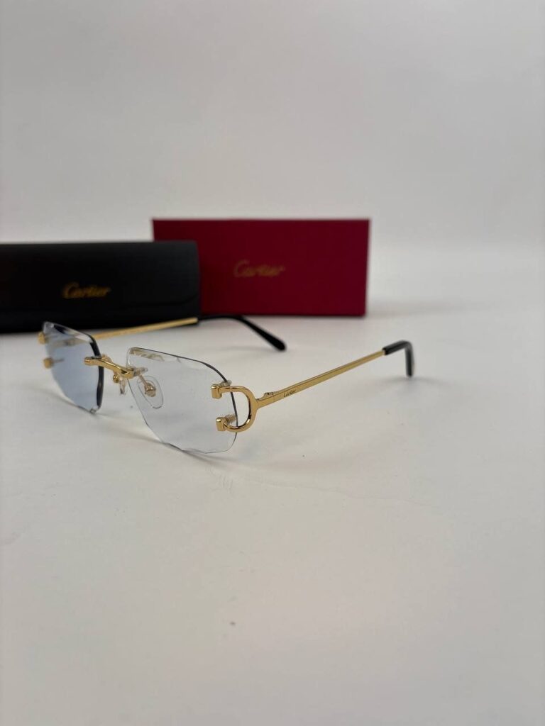 cartier bril meekleurende glazen
