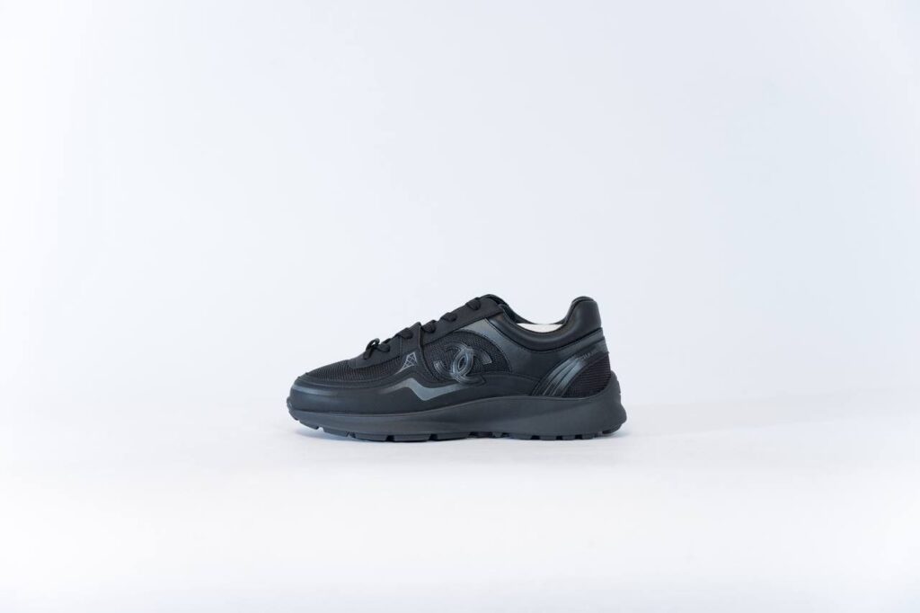 Chanel sneakers black