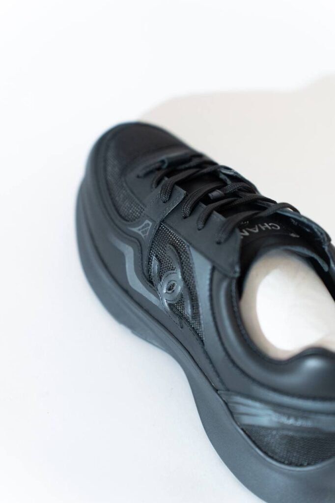 Chanel sneakers black