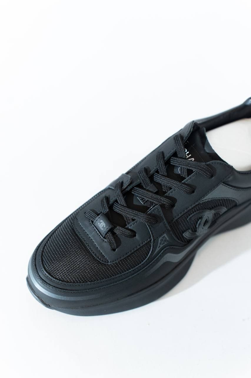 Chanel sneakers black
