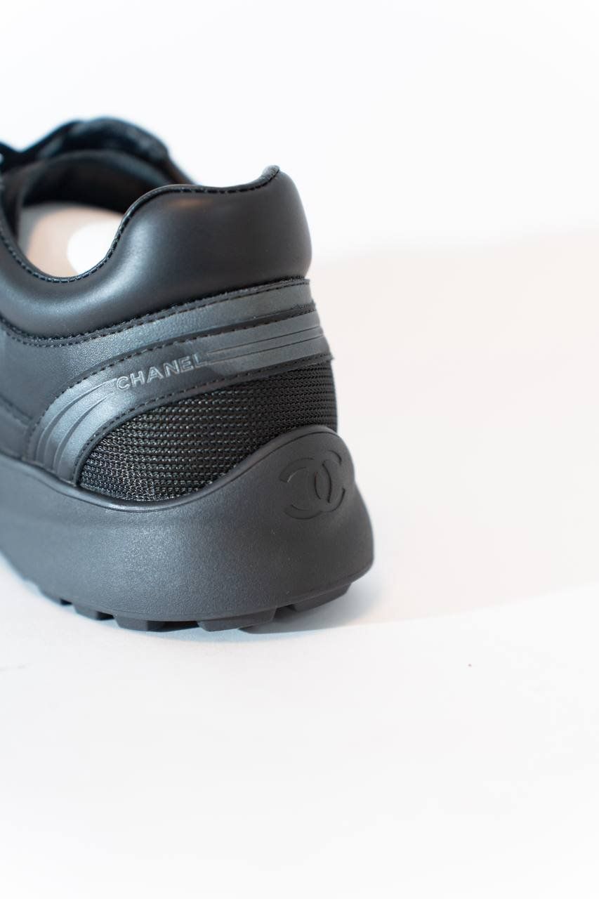 Chanel sneakers black