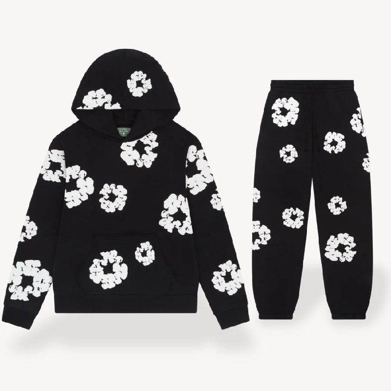 denim tears trainingspak black