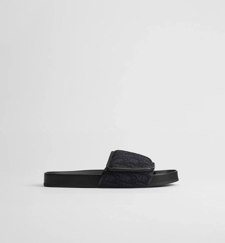 Dior slippers zwart