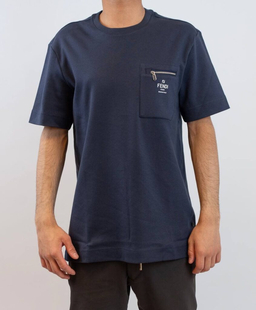 Fendi t-shirt blauw