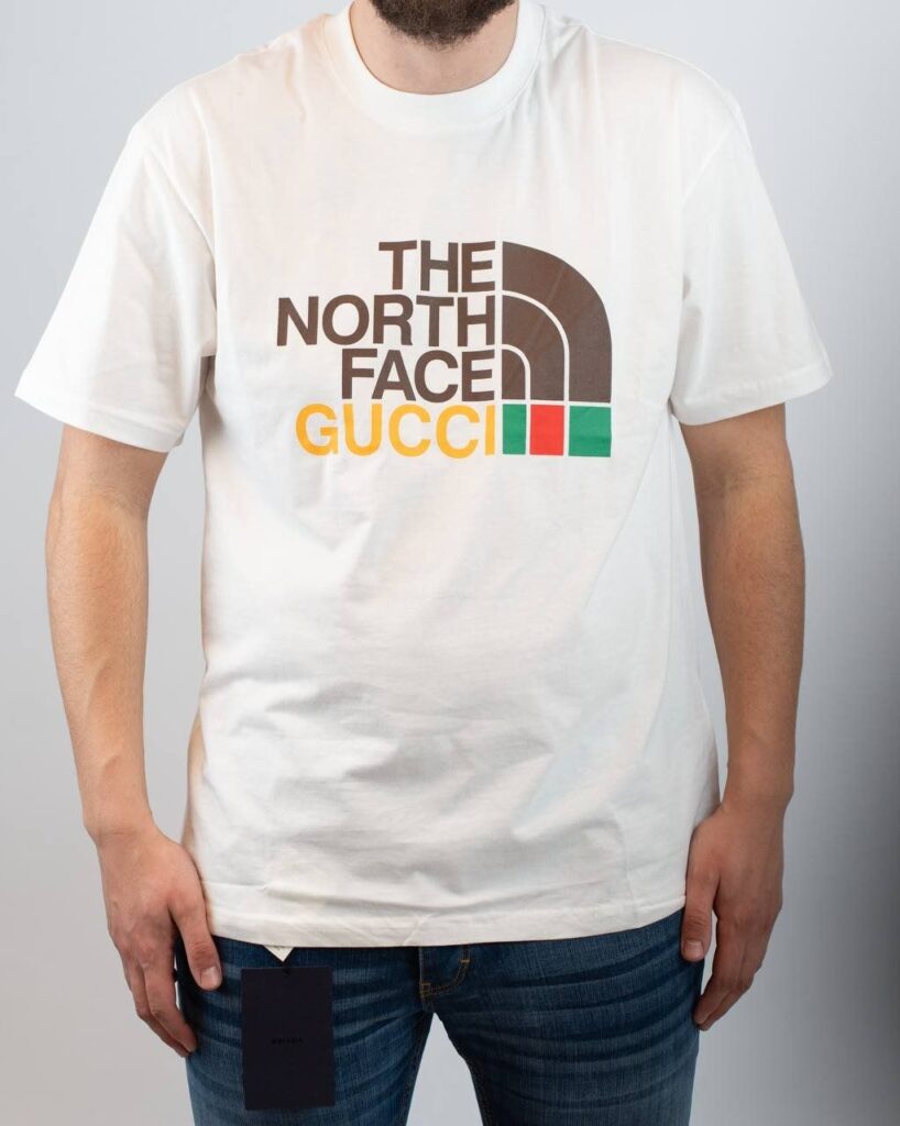 gucci north face shirt wit