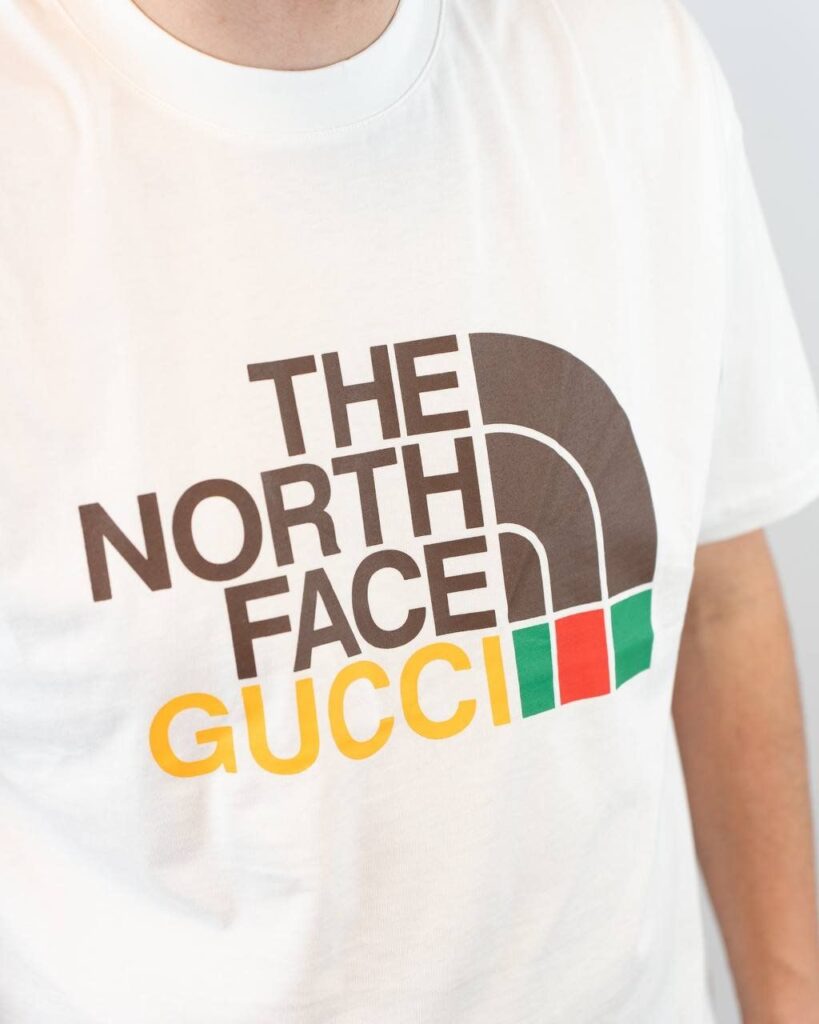 gucci north face shirt wit