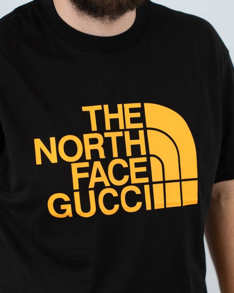 gucci north face shirt zwart
