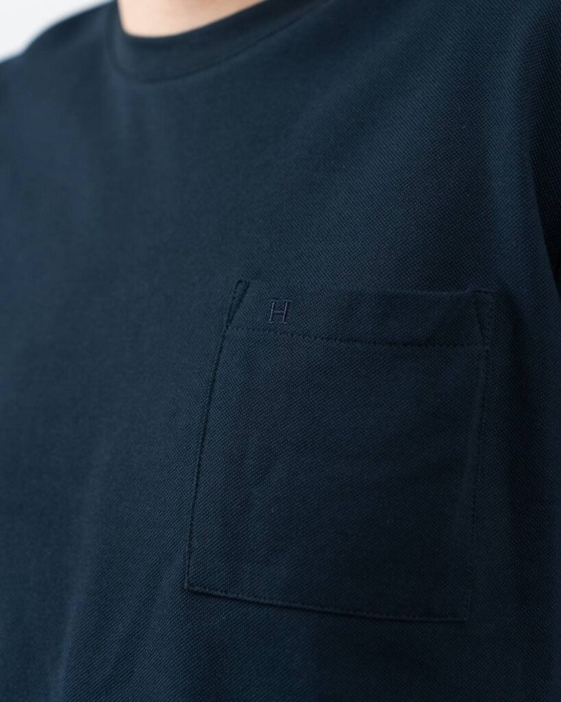 Hermes basic t-shirt blauw