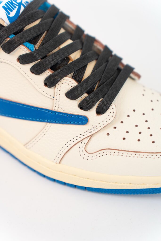 Jordan 1 Retro Low OG SP Fragment x Travis Scott Sail Military Blue (PS)