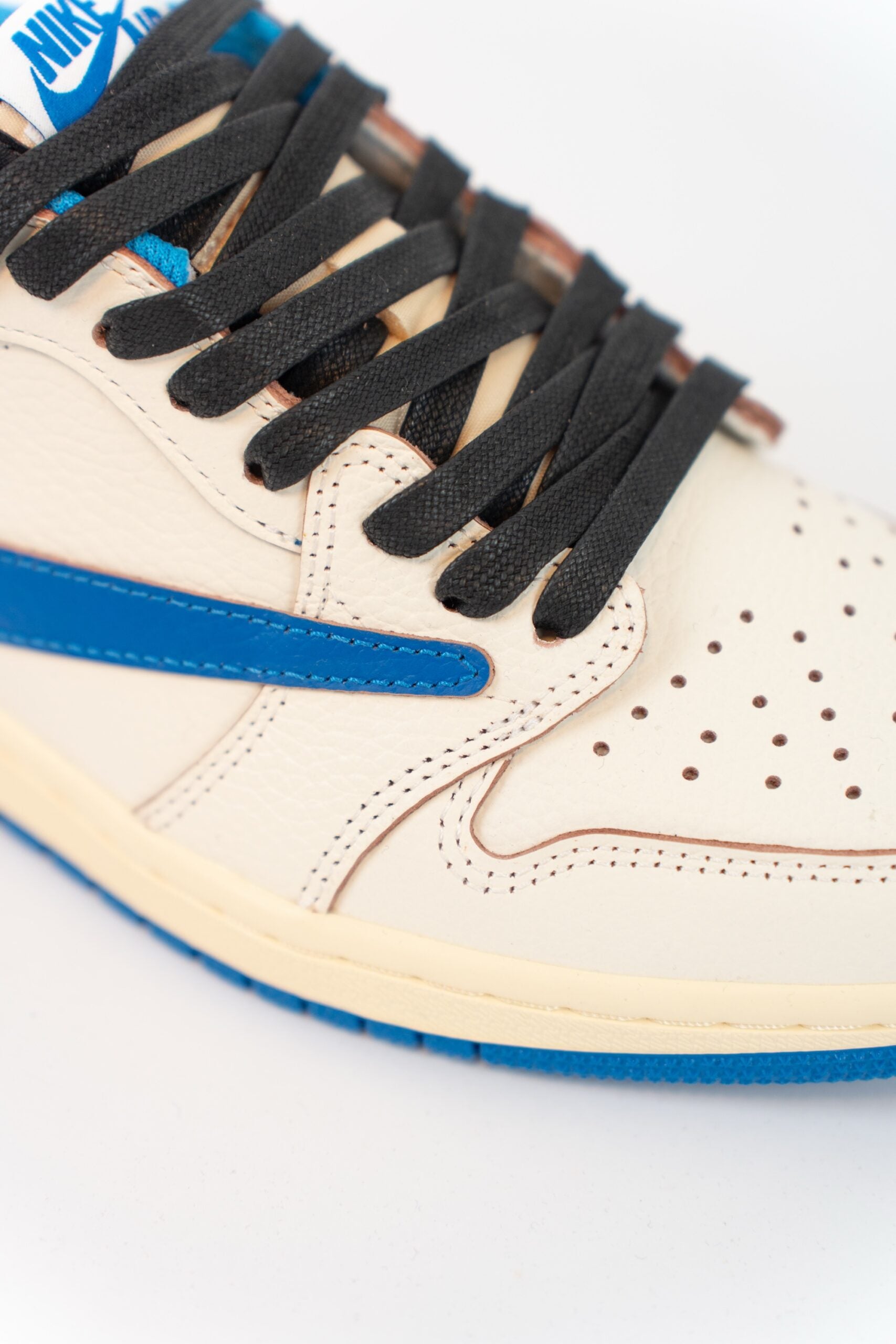 Jordan 1 Retro Low OG SP Fragment x Travis Scott Sail Military Blue (PS)
