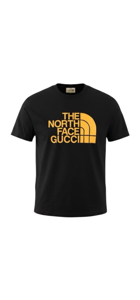 gucci north face shirt zwart