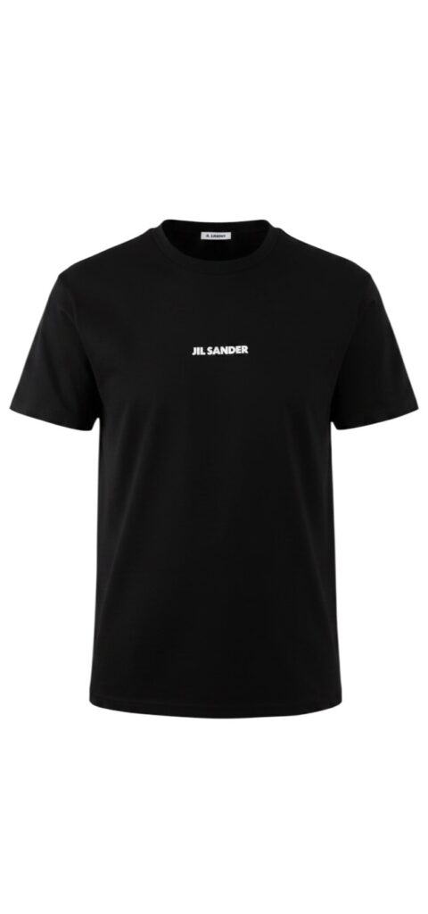 Jil Sander t-shirt zwart