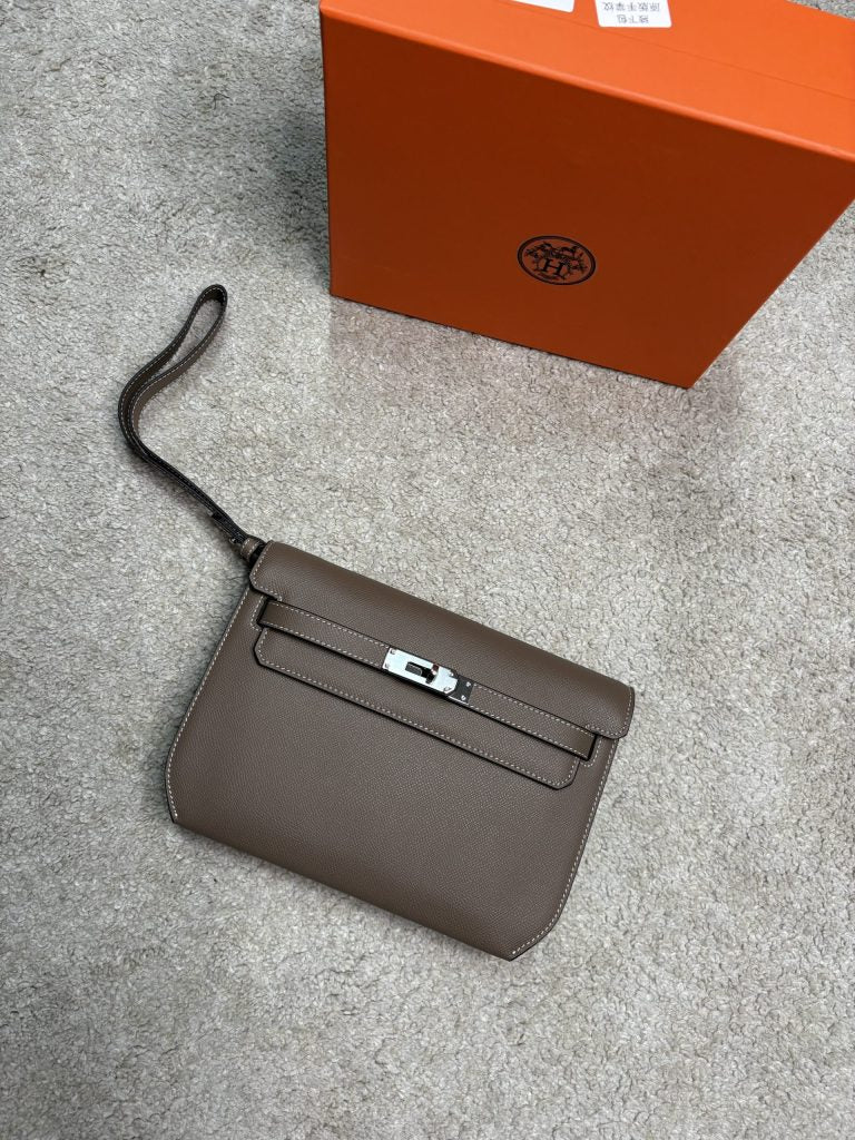 Hermes Kelly depeches khaki