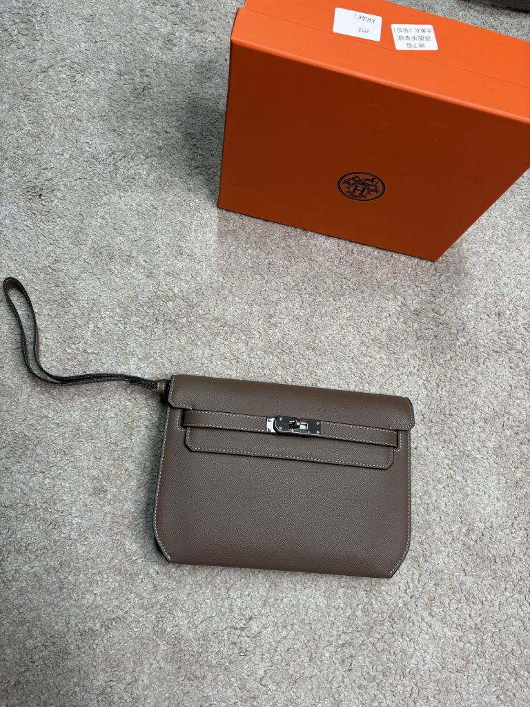 Hermes Kelly depeches khaki