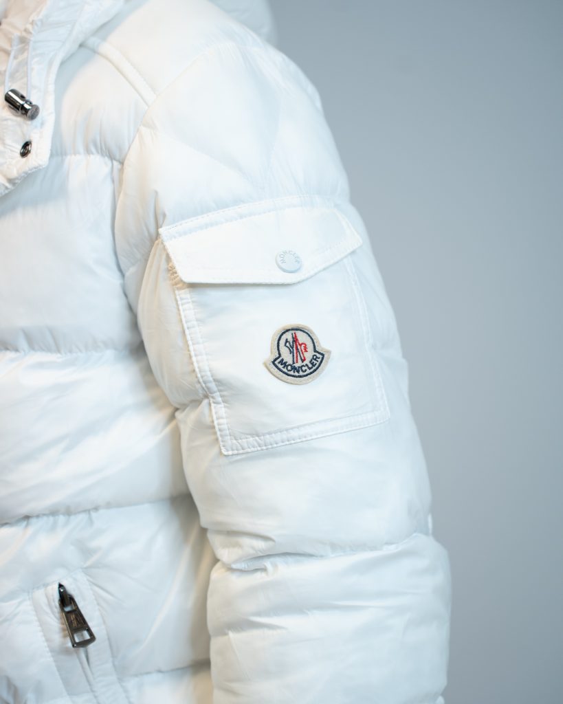 Moncler winterjas wit