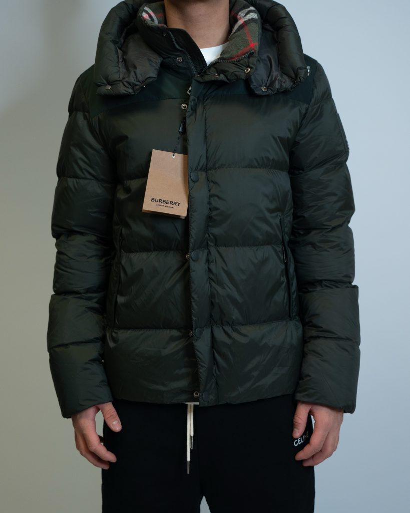 Burberry winterjas groen