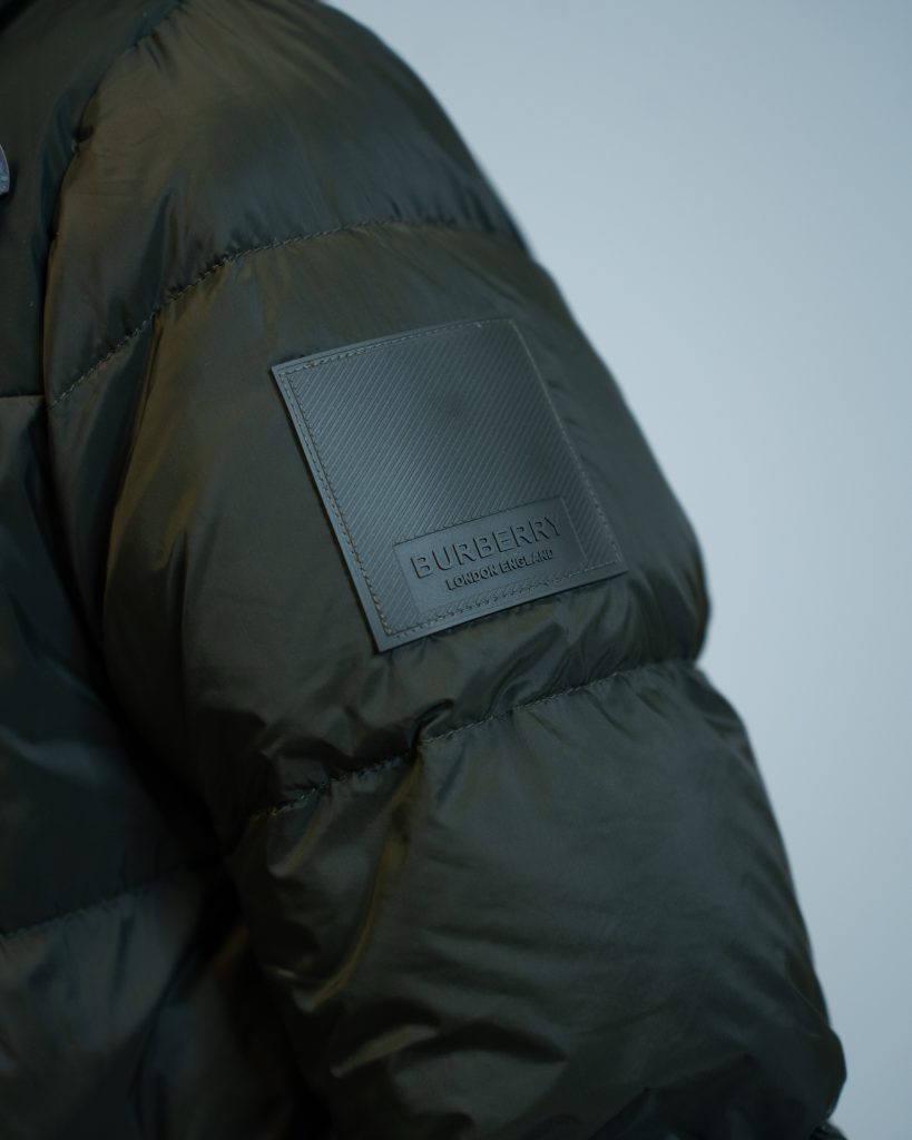 Burberry winterjas groen