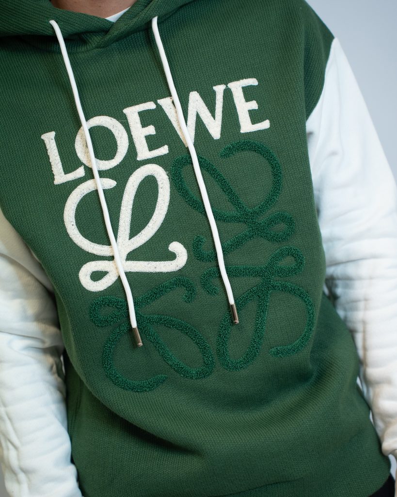 Loewe hoodie groen