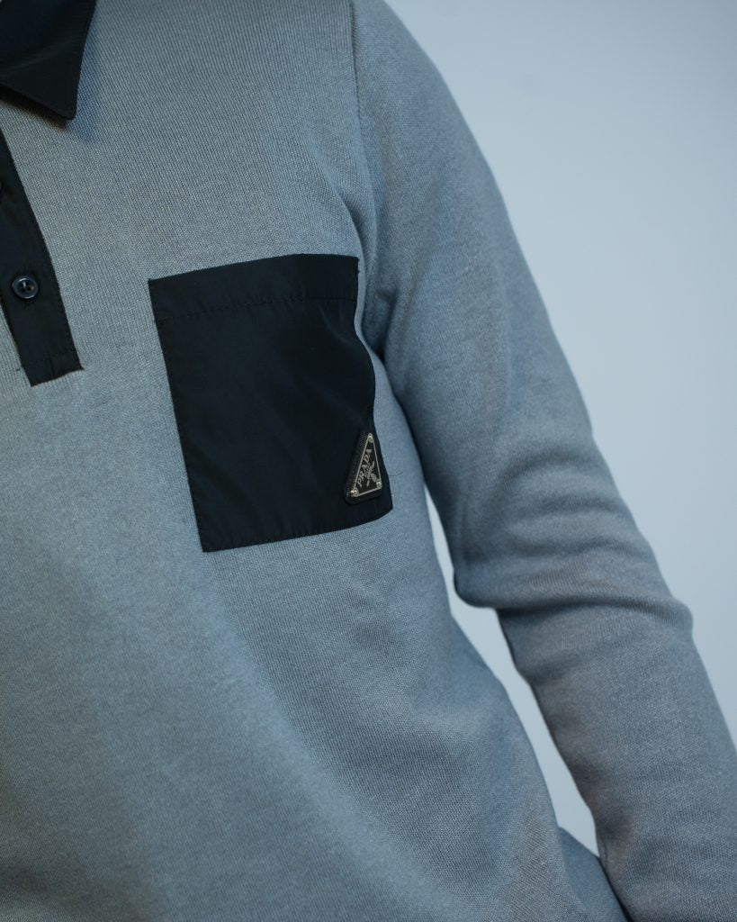 prada longsleeve grijs