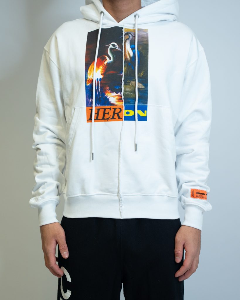 heron preston hoodie wit