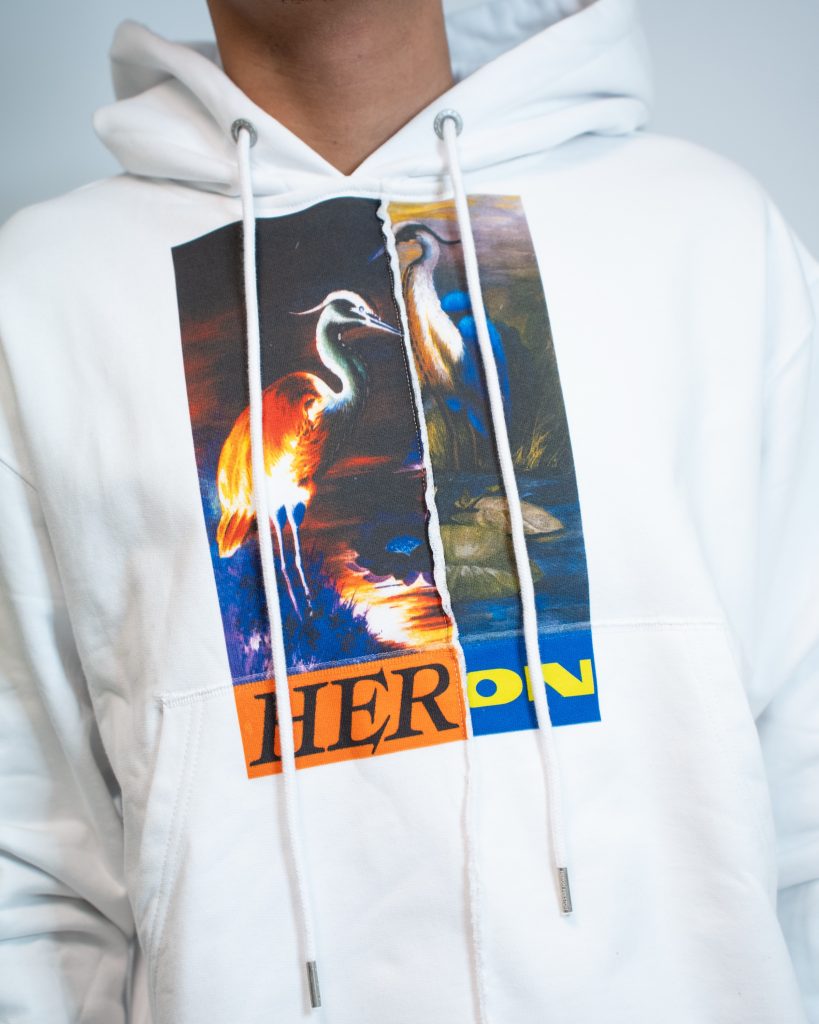 heron preston hoodie wit