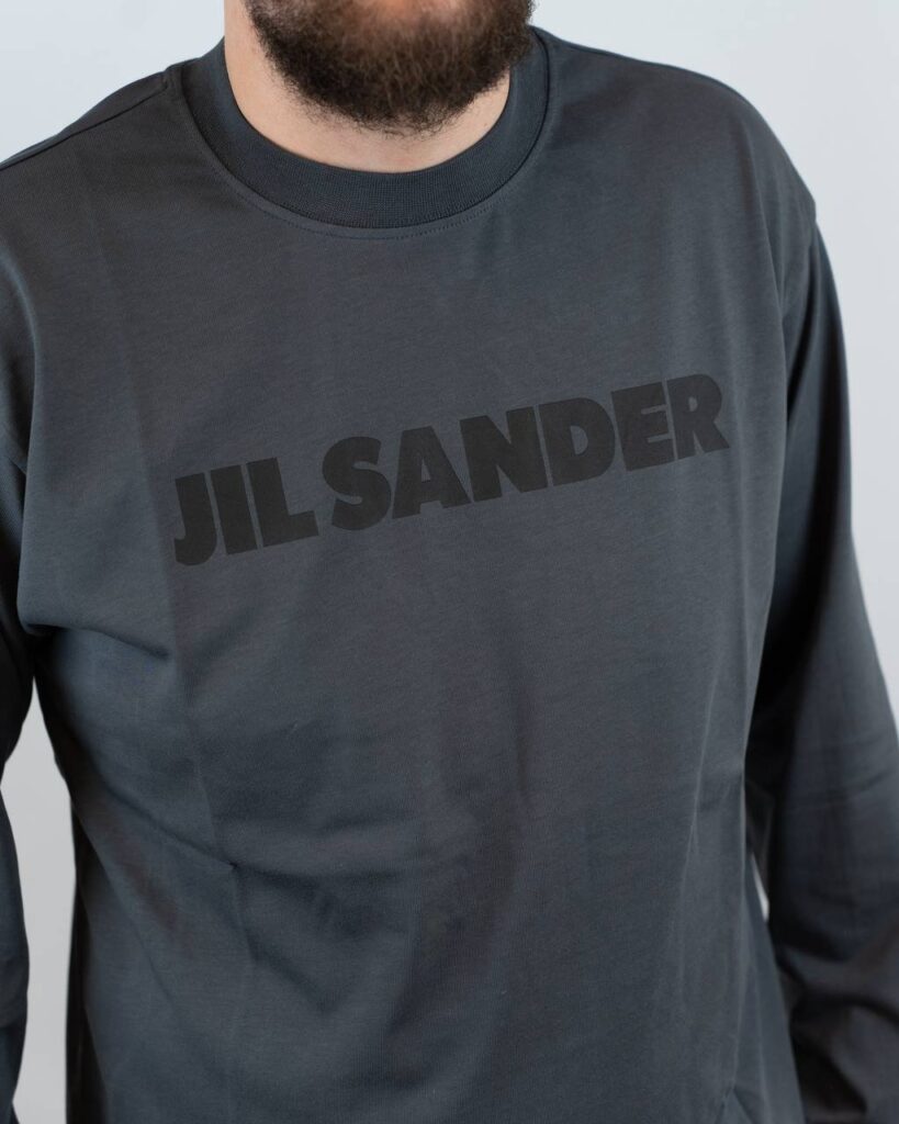 jil sander long sleeve grijs