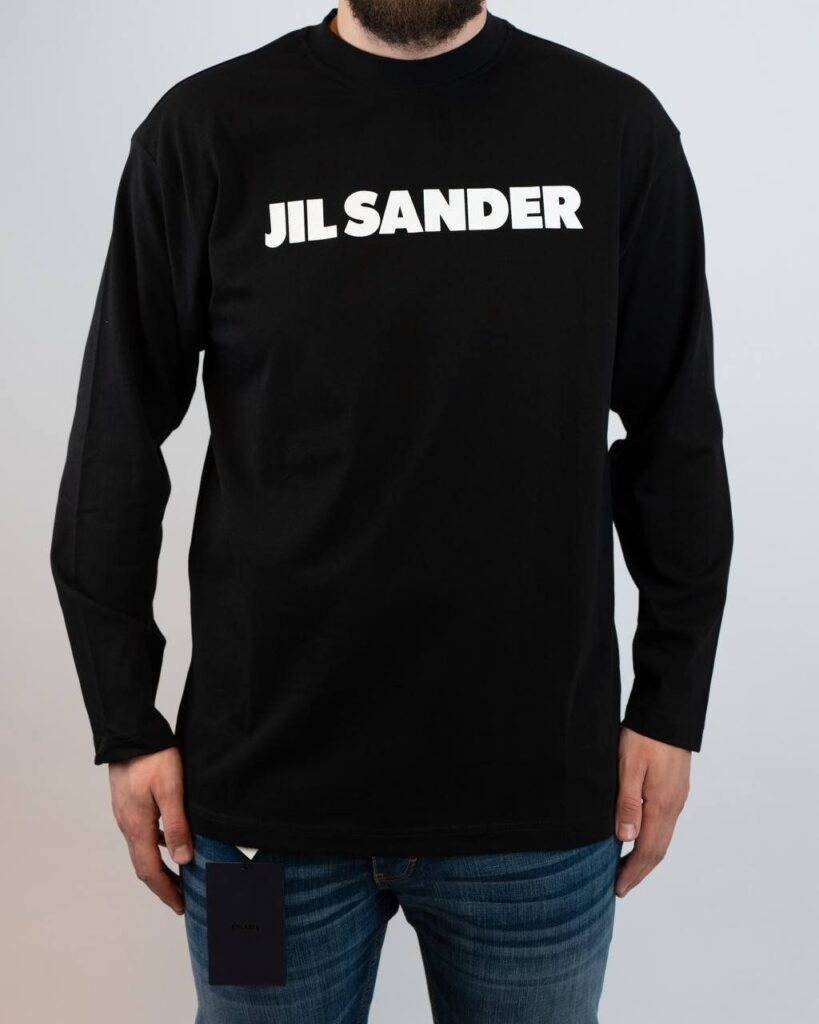 jil sander long sleeve zwart