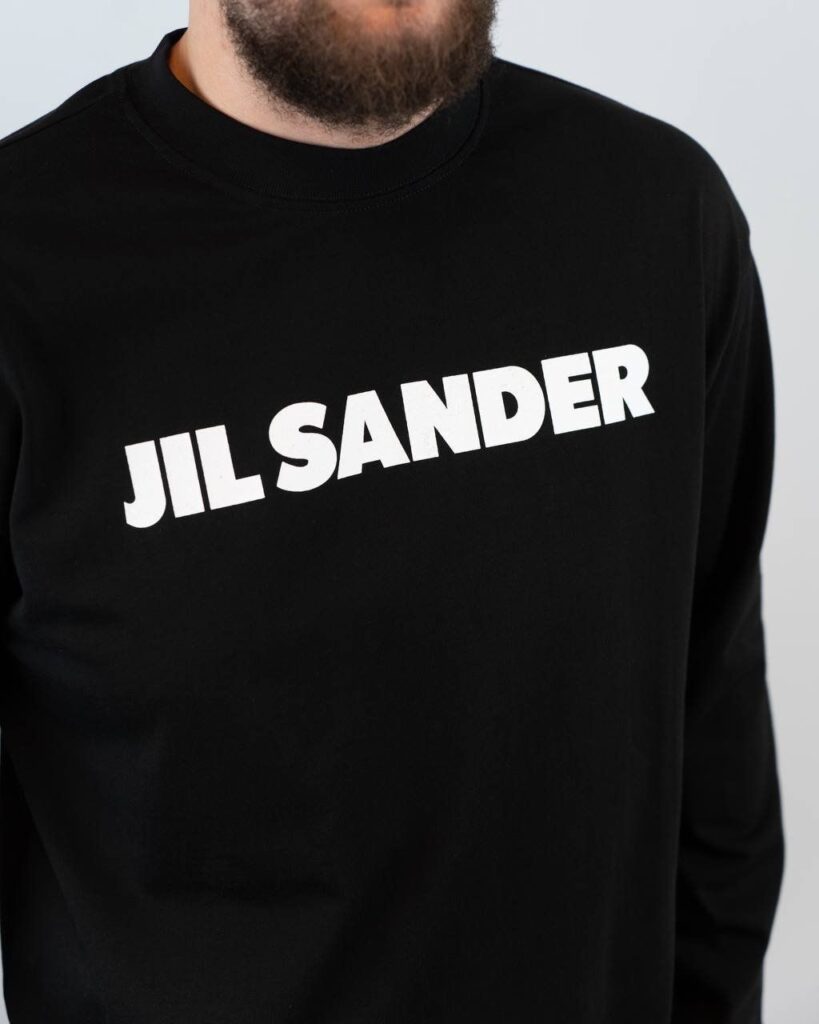jil sander long sleeve zwart