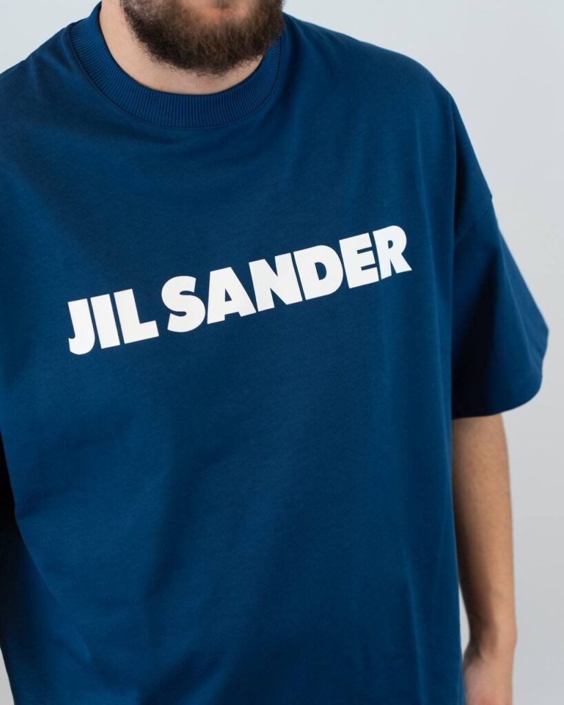 Jil Sander t-shirt blauw