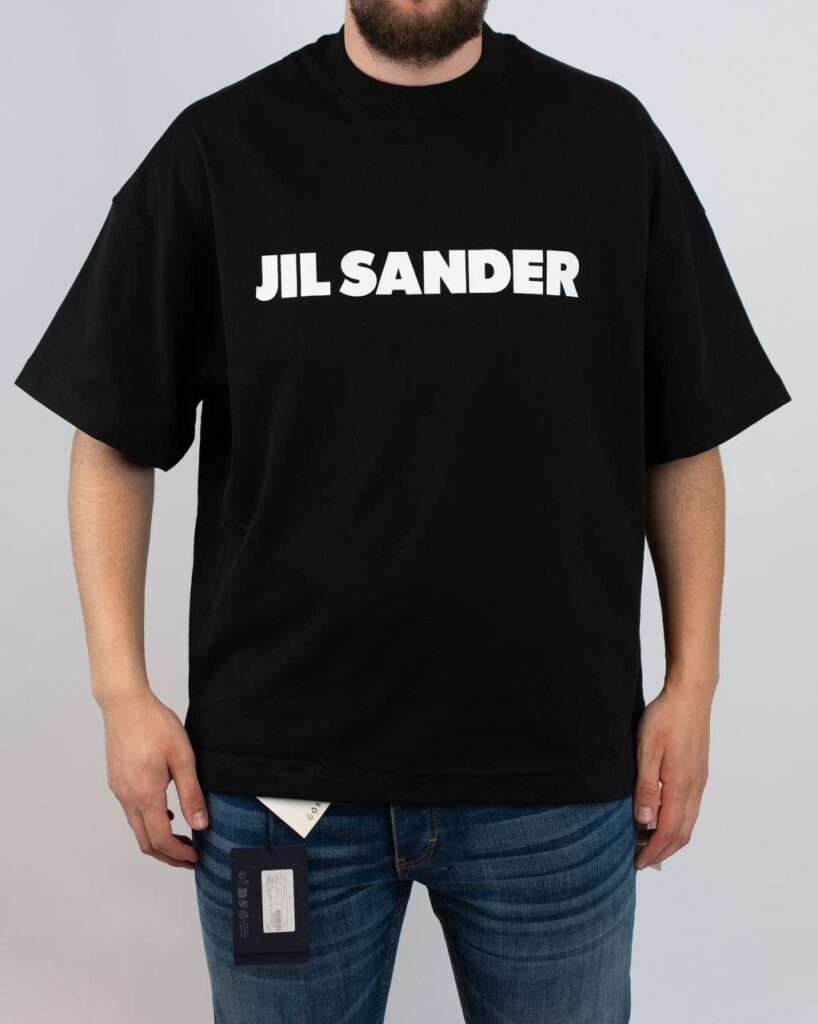 Jil Sander t-shirt zwart