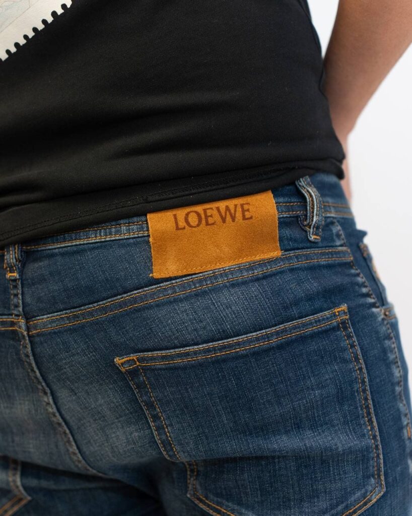 loewe jeans blauw