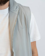 loro piana bodywarmer grijs
