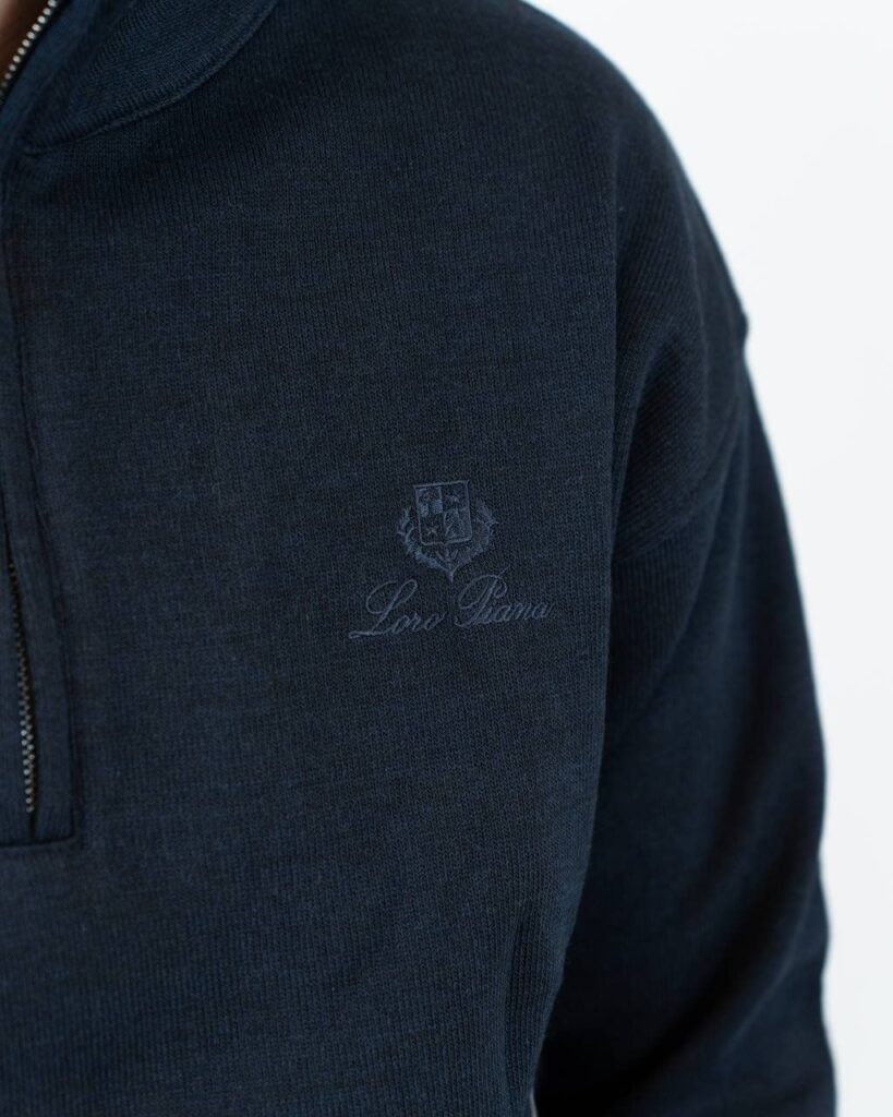 loro piana set blauw