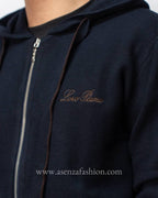 loro piana vest donkerblauw