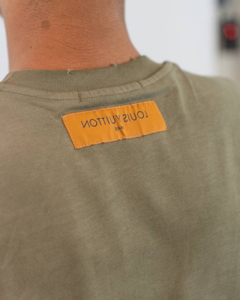 louis vuitton t-shirt groen