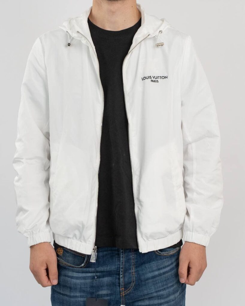 louis vuitton zomerjas dubbelzijdige wit