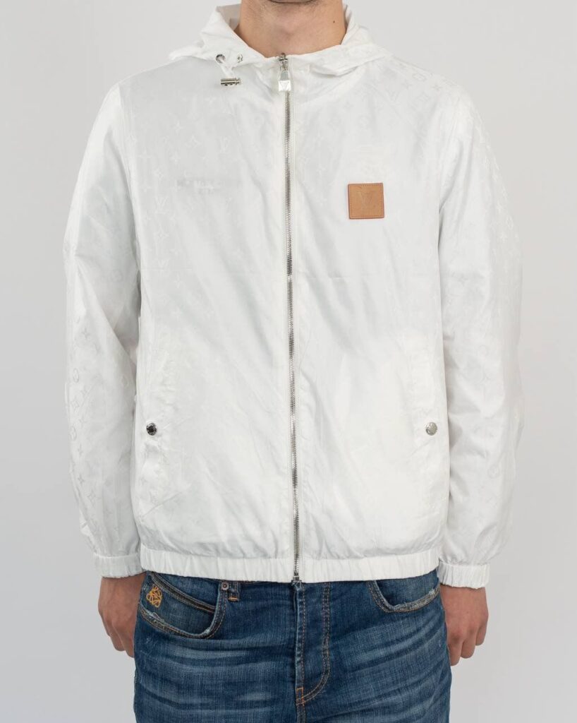 louis vuitton zomerjas dubbelzijdige wit