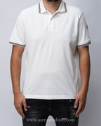 Moncler polo wit