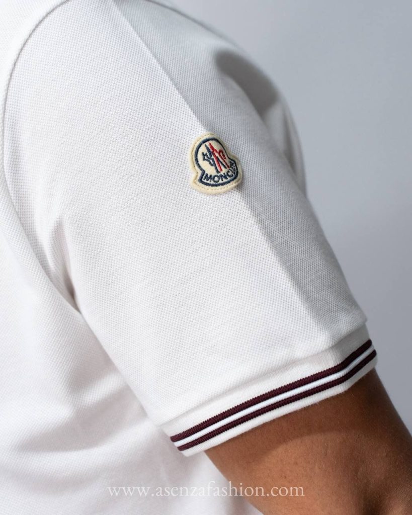 Moncler polo wit