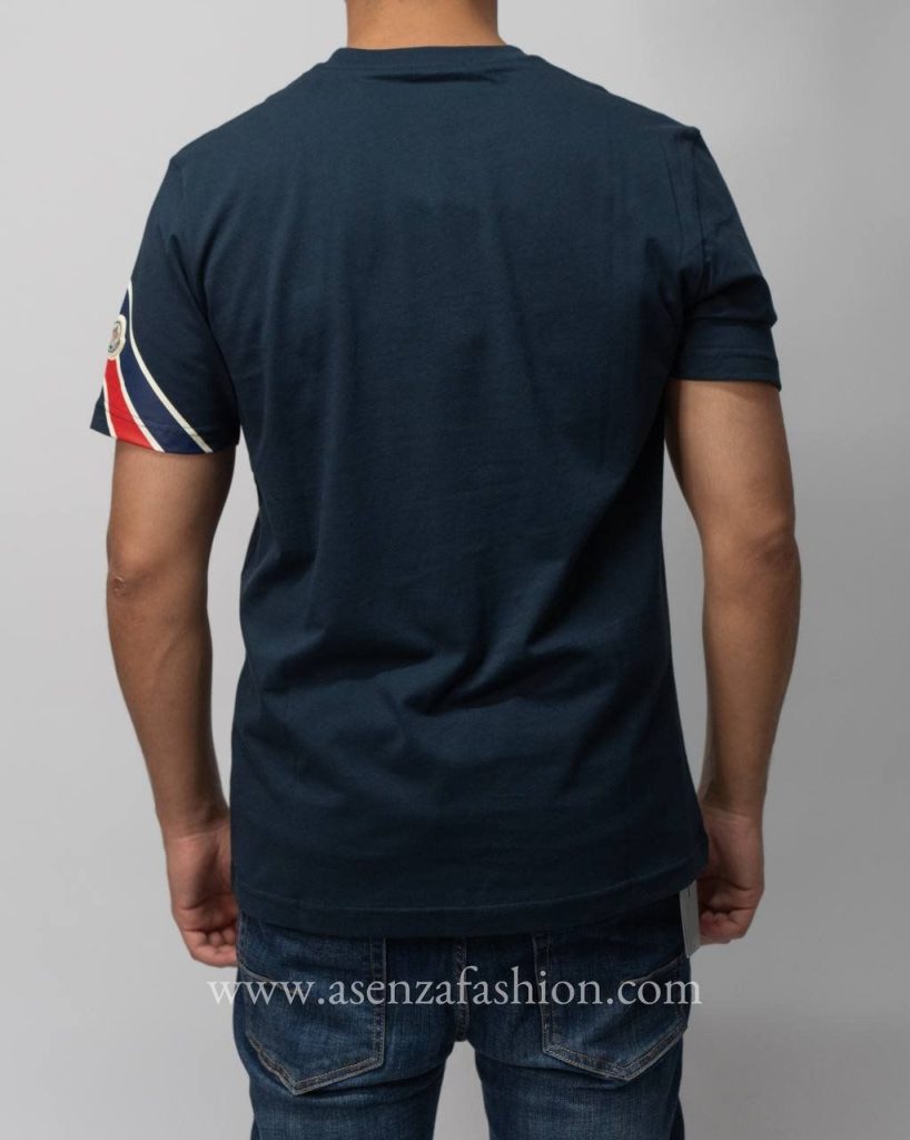 Moncler t shirt blauw