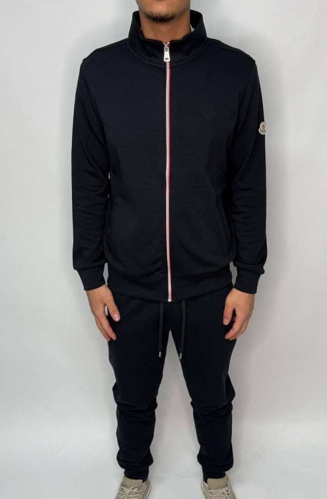 Moncler trainingspak blauw