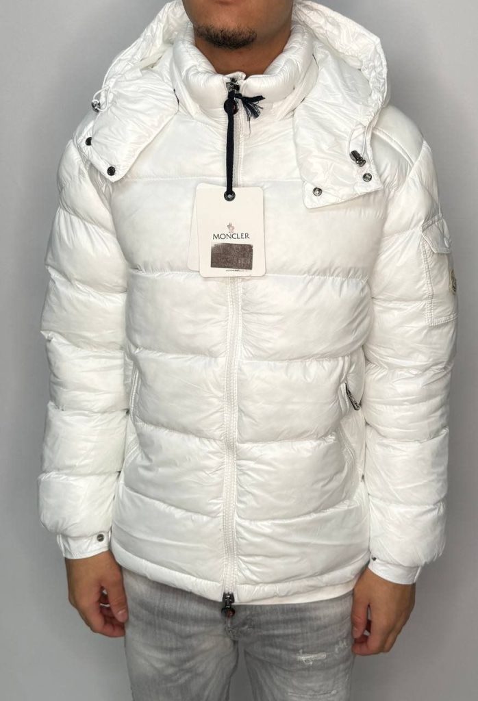 Moncler winterjas wit