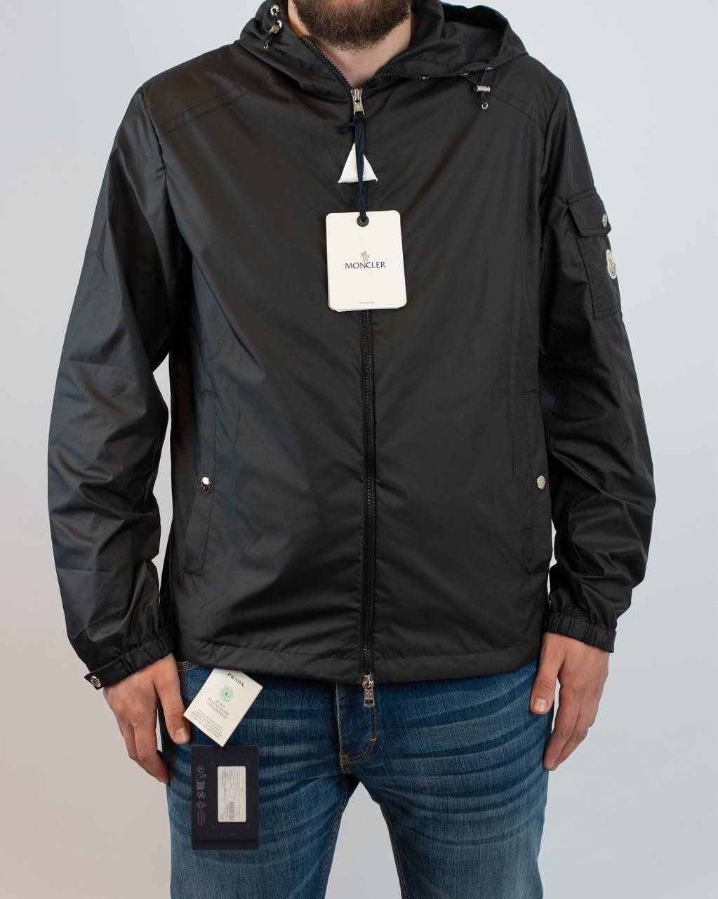 Moncler zomer jas zwart
