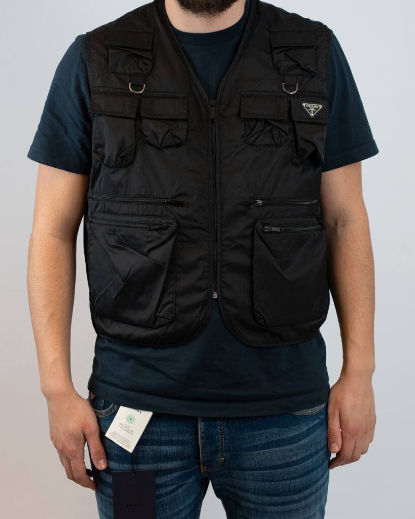 Prada bodywarmer zwart