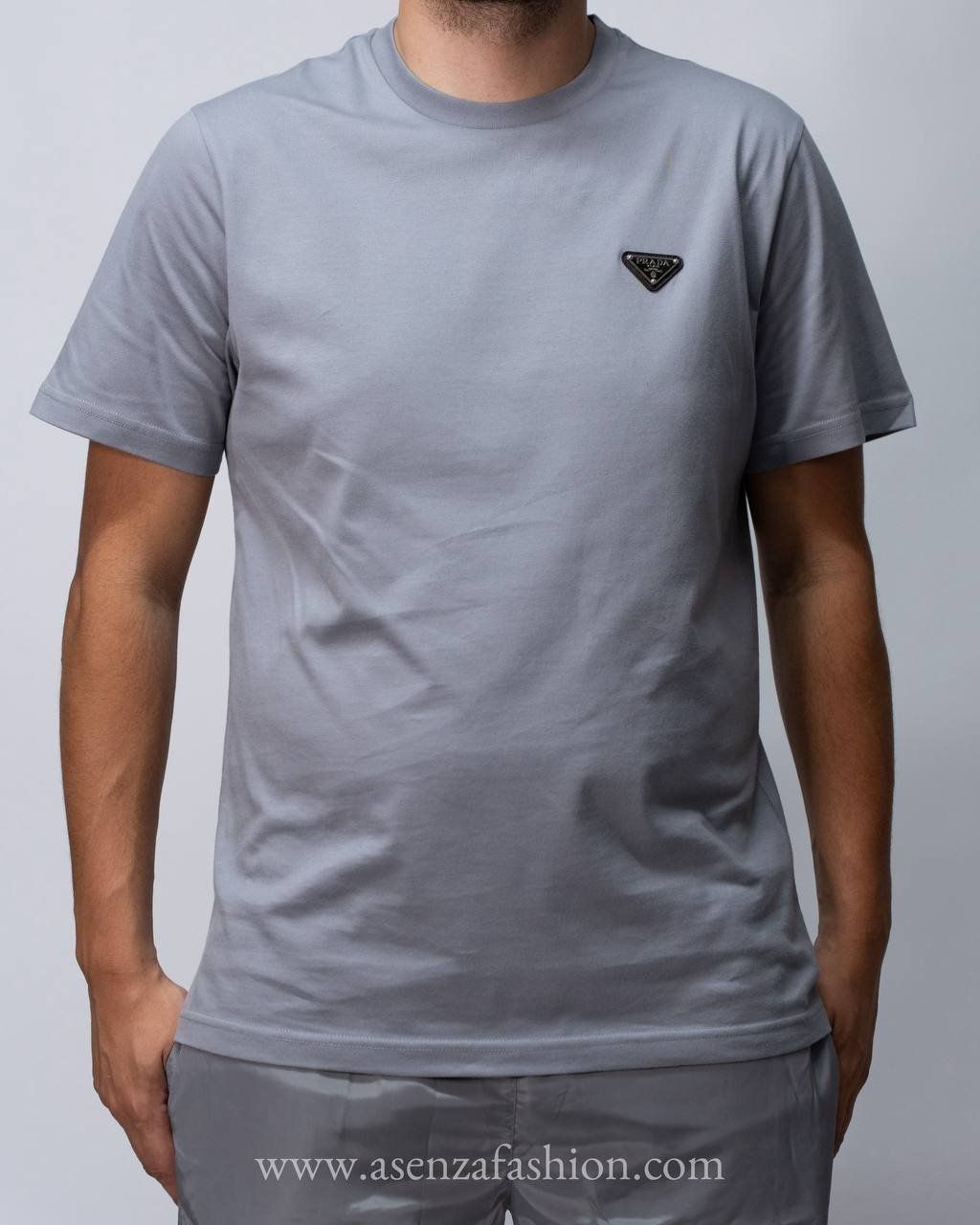 Prada shirt grijs