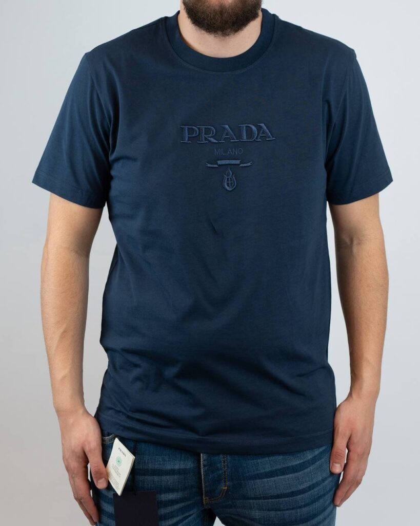 Prada t-shirt blauw