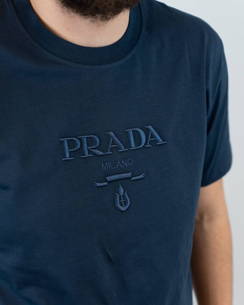 Prada t-shirt blauw